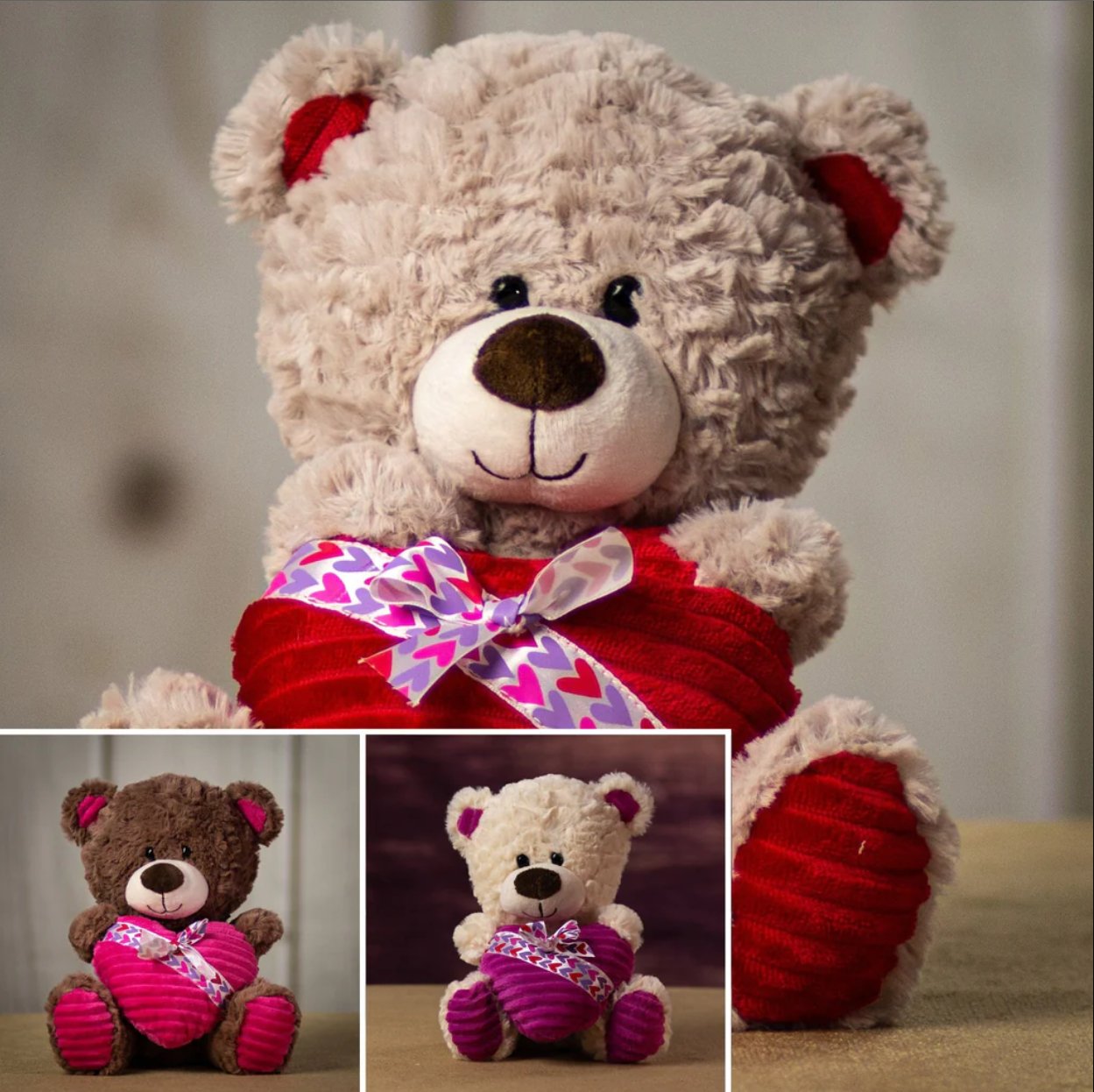10" Gift Heart Teddy Bear - Legacy Rose TX